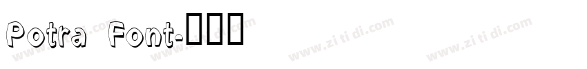Potra Font字体转换